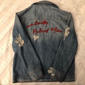 Embroidered Denim Jacket
